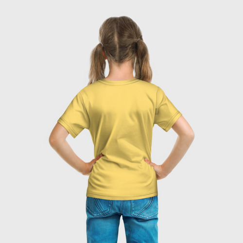 Детская 3D футболка с принтом Nope, not today, вид сзади #2