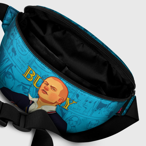 Поясная сумка 3D с принтом Bully, Джимми Хопкинс, фото #6