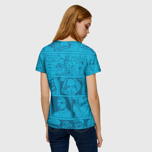 Женская футболка 3D с принтом Bully, Джимми Хопкинс, вид сзади #2