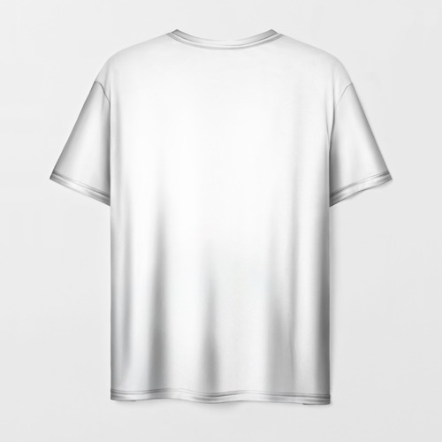 Мужская 3D футболка с принтом Гриммджоу Джагерджак - Блич, вид сзади #1