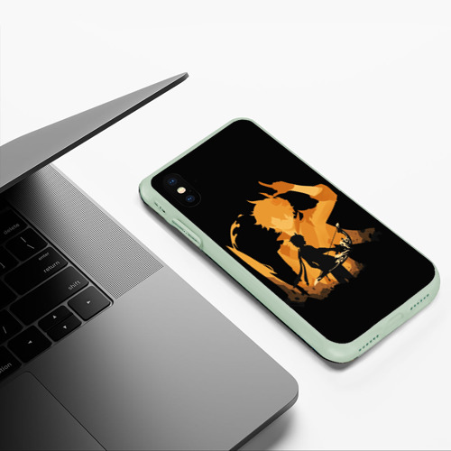 Чехол для iPhone XS Max матовый с принтом ТАРТАЛЬЯ ГЕНШИН ИМПАКТ АРТ, фото #5