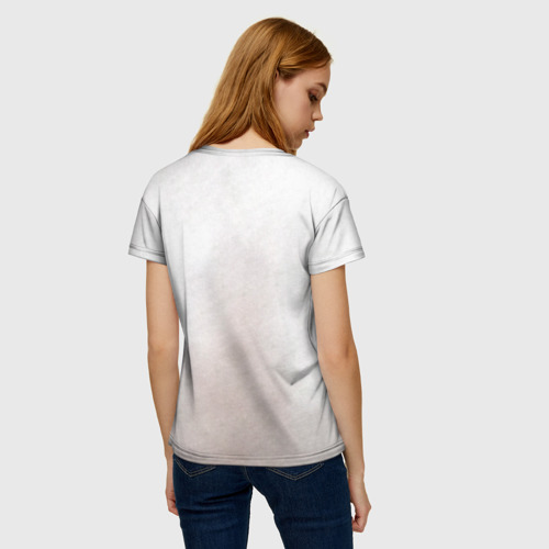 Женская 3D футболка с принтом Syberia, Kate Walker, вид сзади #2