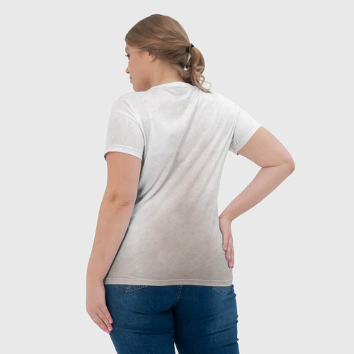 Женская футболка 3D с принтом Syberia, Kate Walker, вид сзади #2