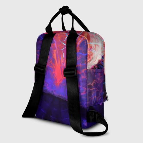 Женский рюкзак 3D с принтом Disco art, вид сзади #1