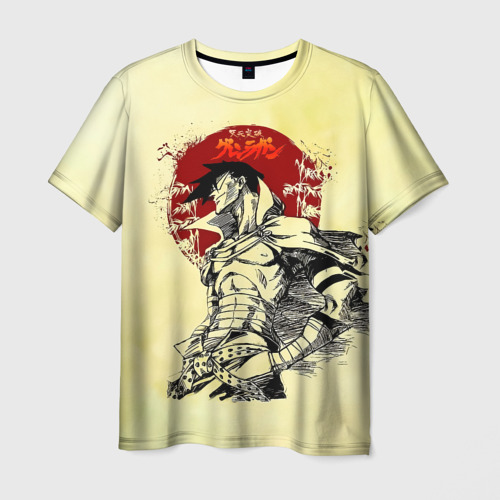 Мужская 3D футболка с принтом Камина | Гуррен-Лаганн, вид спереди #2