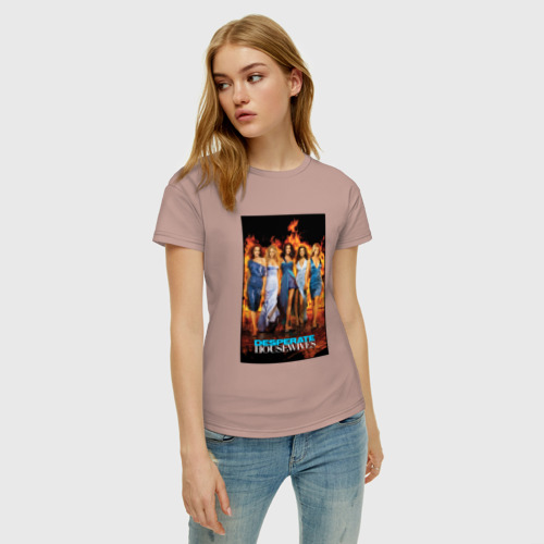 Женская футболка с принтом Отчаянные домохозяйки, Desperate Housewives, фото на моделе #1