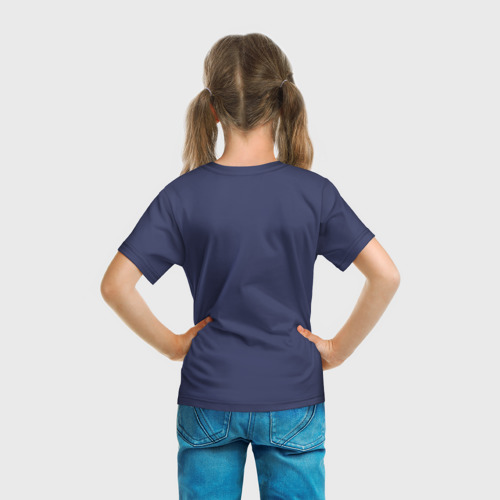 Детская футболка 3D с принтом Эдгара Brawl Stars Edgar, вид сзади #2