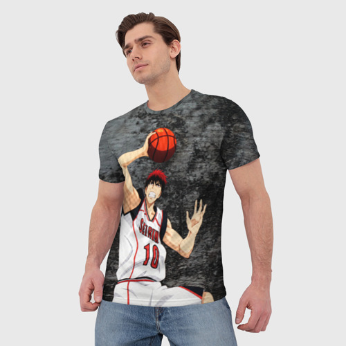 Мужская футболка 3D с принтом Кагами Тайга, фото на моделе #1