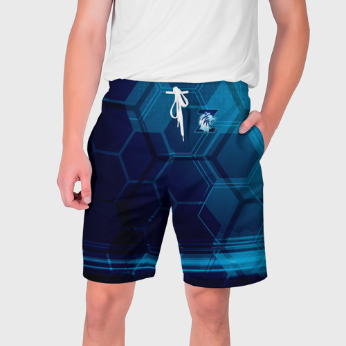 Мужские шорты 3D с принтом Z - Гордость Питера, вид спереди #2