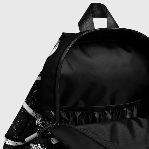 Детский рюкзак 3D с принтом ТАТУИРОВКА ДРАКЕНА | WHITE AND BLACK, фото #4