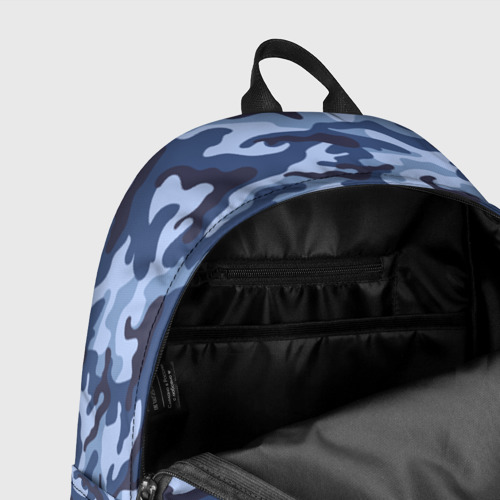 Рюкзак 3D с принтом Синий Камуфляж (Camouflage), фото #7