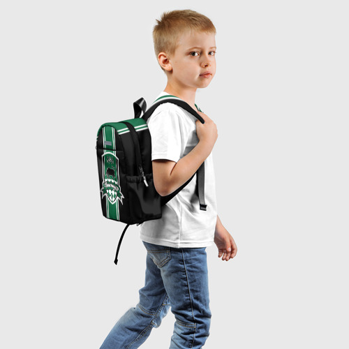 Детский рюкзак 3D с принтом Краснодар krasnodar, вид сзади #1