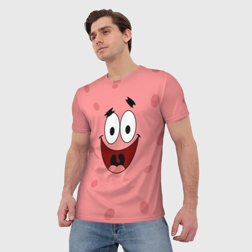 Мужская футболка 3D с принтом Патрик пара, фото на моделе #1
