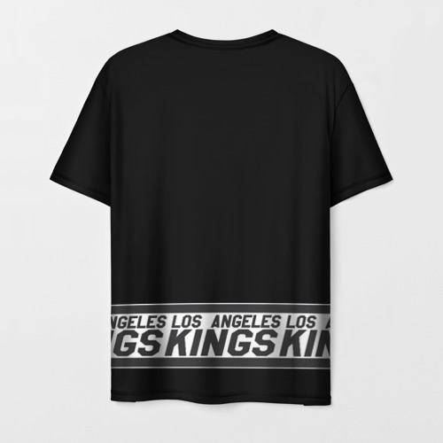Мужская футболка 3D с принтом Лос Анджелес Кингз, Los Angeles Kings, вид сзади #1