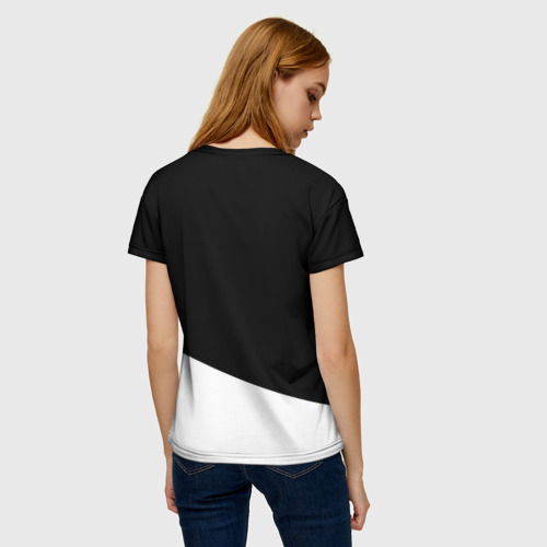 Женская футболка 3D с принтом Ничоси (Nichosi), вид сзади #2