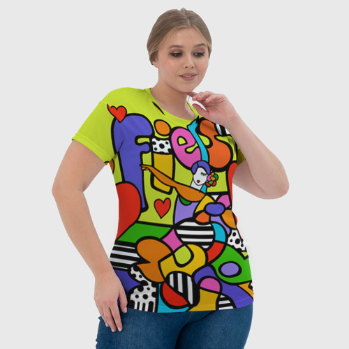 Женская футболка 3D с принтом Fiesta dance, фото #4