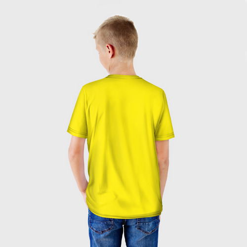 Детская 3D футболка с принтом УТЯ | УТОЧКА ЛАЛАФАНФАН, вид сзади #2
