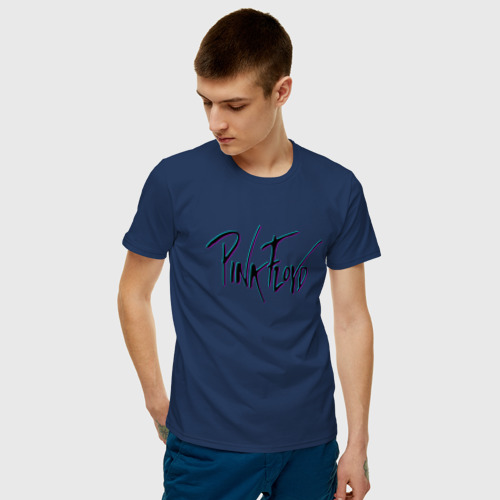 Мужская футболка с принтом PINK FLOYD GLITCH | ПИНК ФЛОЙД ГЛИТЧ, фото на моделе #1