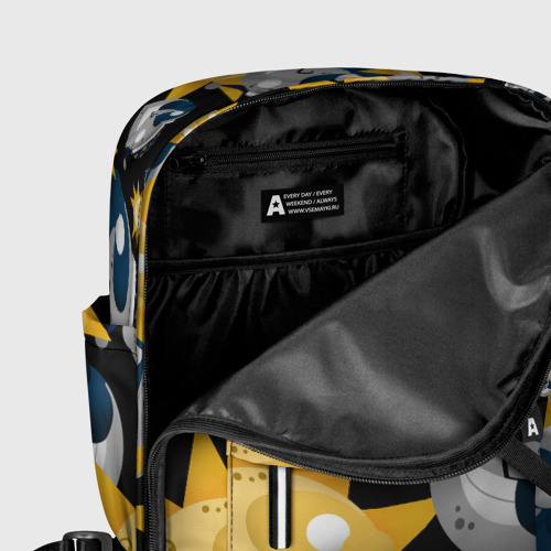Женский рюкзак 3D с принтом Солнце и Луна из FNAF Security Breach Паттерн, фото #5
