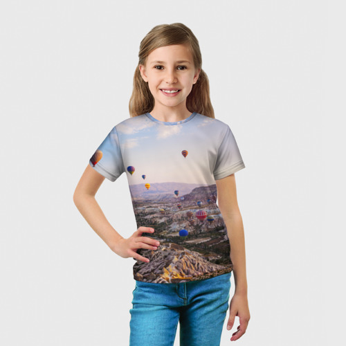 Детская футболка 3D с принтом Воздушные Шары!, вид сбоку #3