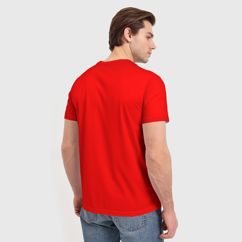Мужская футболка 3D с принтом Магическая Битва Главные Герои, вид сзади #2
