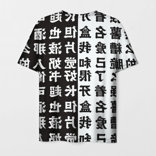 Мужская 3D футболка с принтом Стильная Баал или Шогун Райден  / Геншин Импакт / Genshin Impact, вид сзади #1