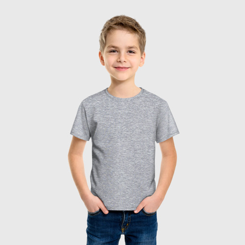 Детская футболка хлопок с принтом Новое лицо в карате, фото на моделе #1