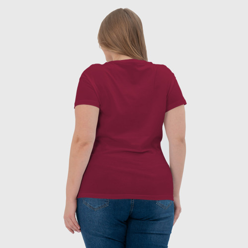 Женская футболка хлопок с принтом О моём перерождении в слизь, Римуру Темпест цитата, вид сзади #2