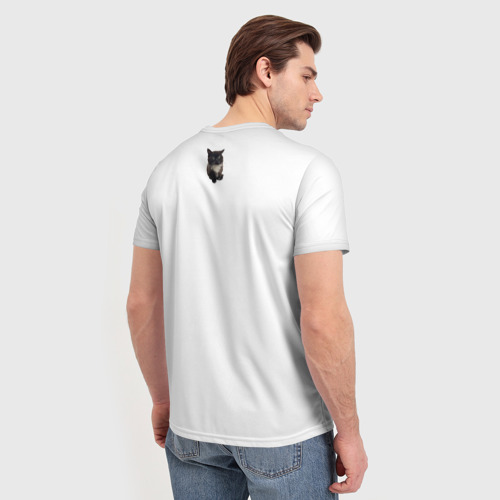 Мужская футболка 3D с принтом Чмоня, вид сзади #2