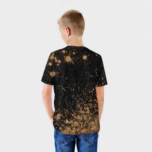 Детская 3D футболка с принтом ТИМ ФОРТРЕСС 2 / Мишень, вид сзади #2