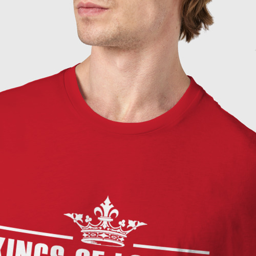 Мужская футболка хлопок с принтом Arsenal The king of London Арсенал, фото #4