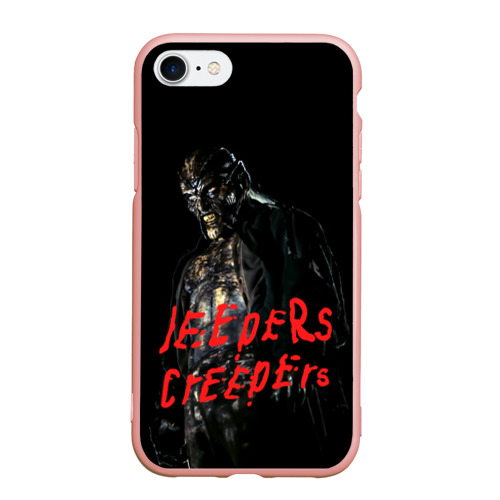 Чехол для iPhone 7/8 матовый с принтом Джиперс Криперс - жуткий монстр, вид спереди #2