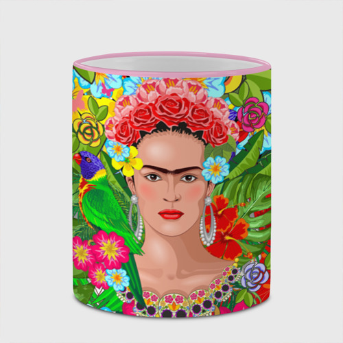 Кружка с полной запечаткой с принтом Фрида Кало Мексика Художник Феминист 3D, фото #4