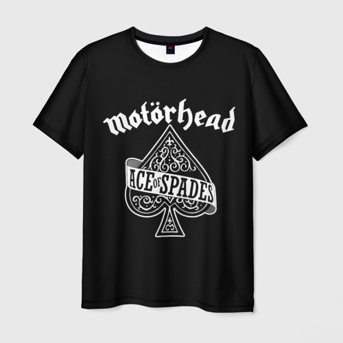 Мужская футболка 3D с принтом Motorhead Моторхед, вид спереди #2