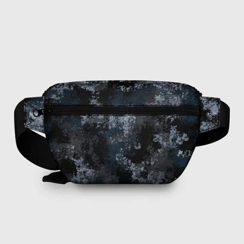 Поясная сумка 3D с принтом Камуфляж ночной Ниндзя, вид сзади #1