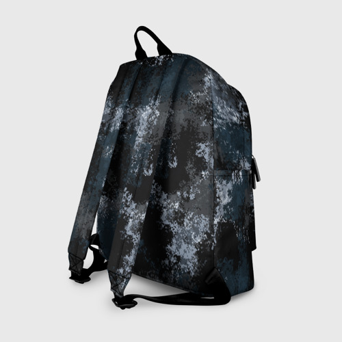 Рюкзак 3D с принтом Камуфляж ночной Ниндзя, вид сзади #1