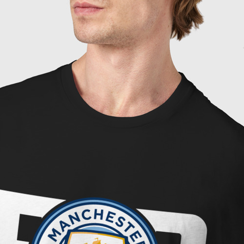 Мужская футболка хлопок с принтом Manchester City forever not just when We win Манчестер сити, фото #4