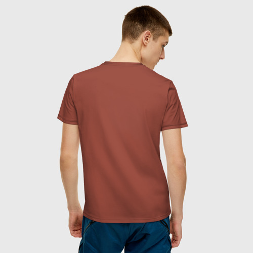 Мужская футболка с принтом IF IT FITS I SITS | КЛИНОК | КРД, вид сзади #2