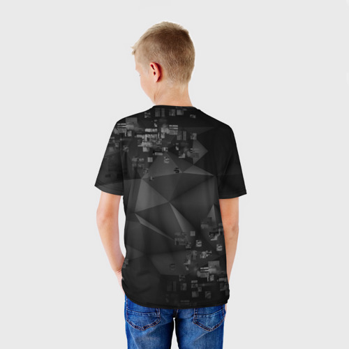 Детская футболка 3D с принтом Форма команды G2, вид сзади #2