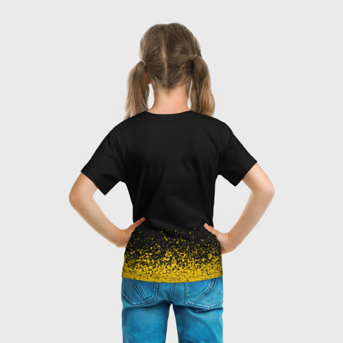 Детская 3D футболка с принтом Фредди и Компания, вид сзади #2