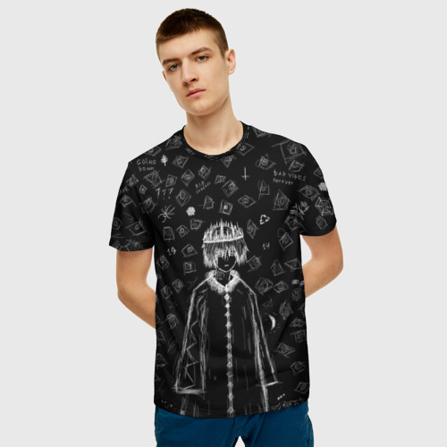 Мужская 3D футболка с принтом Dead Despair, фото на моделе #1