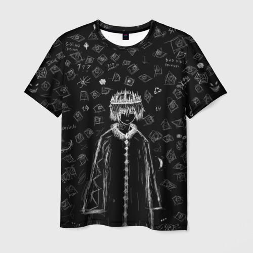Мужская 3D футболка с принтом Dead Despair, вид спереди #2