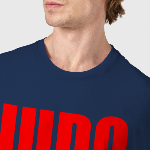 Мужская футболка хлопок с принтом Judo, фото #4