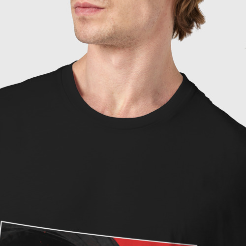 Мужская футболка хлопок с принтом Berserk Guts art, фото #4