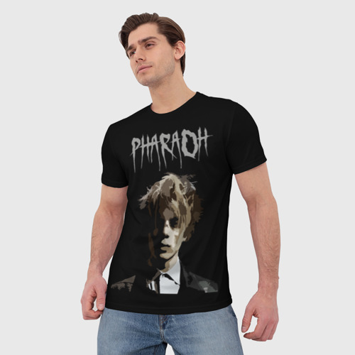 Мужская футболка 3D с принтом Pharaohh, фото на моделе #1