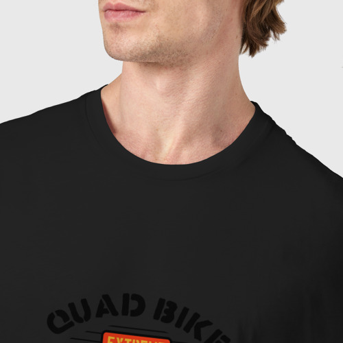 Мужская футболка хлопок с принтом Quad bike Квадроцикл, фото #4