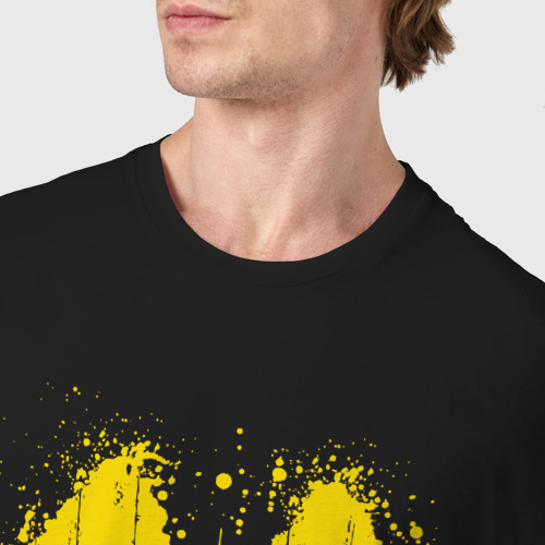 Мужская футболка хлопок с принтом Nuclear paint, фото #4