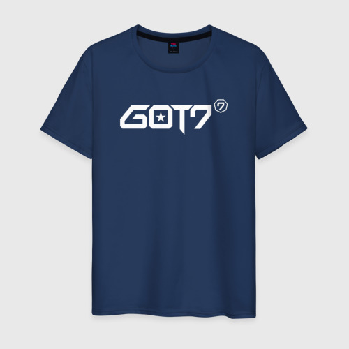 Мужская футболка хлопок с принтом Got7 jinyoung, вид спереди #2