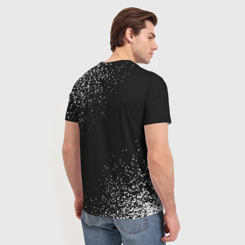 Мужская футболка 3D с принтом The Killers - КОТ - Краска, вид сзади #2