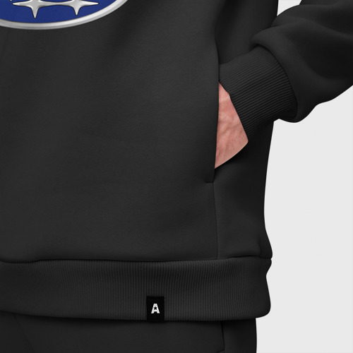 Мужской костюм oversize хлопок с принтом SUBARU STI [FS], фото #4